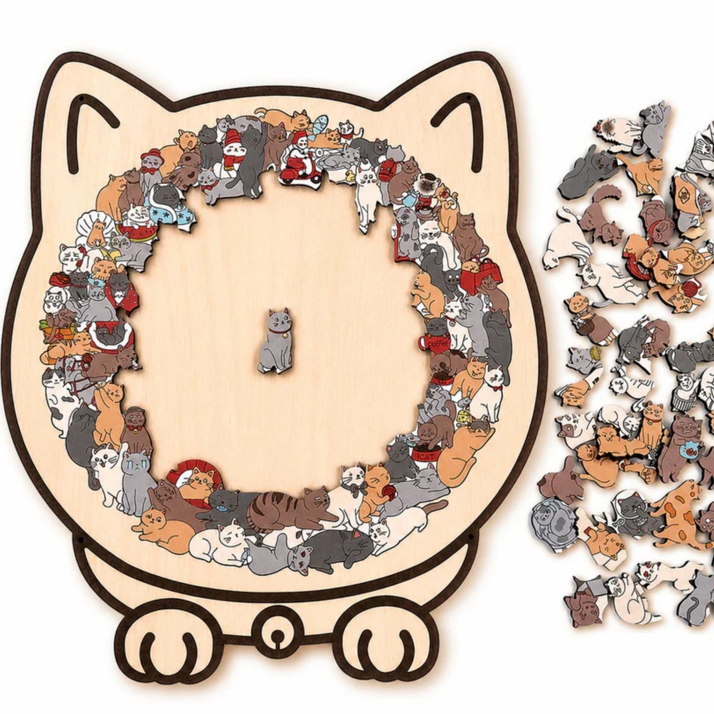 Patimori - Kedi Puzzle Yapboz Seti