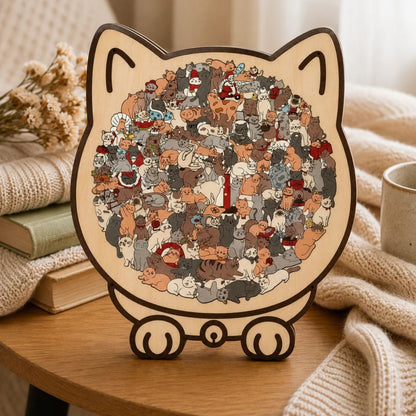 Patimori - Kedi Puzzle Yapboz Seti